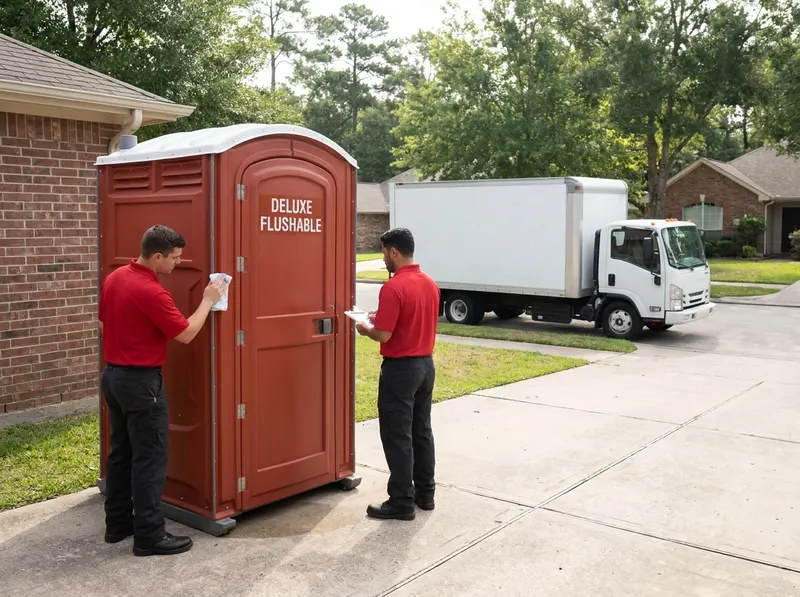 Deluxe Flushable Event Portable Toilets in Conroe, TX