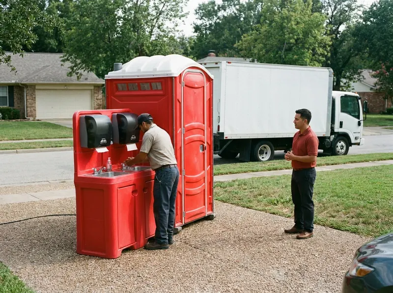 Dual-Basin Freestanding Handwash Stations in Conroe, TX